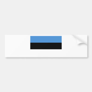 Estonia Flag EE Bumper Sticker