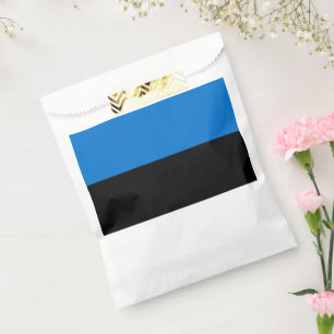 Estonia flag favour bag