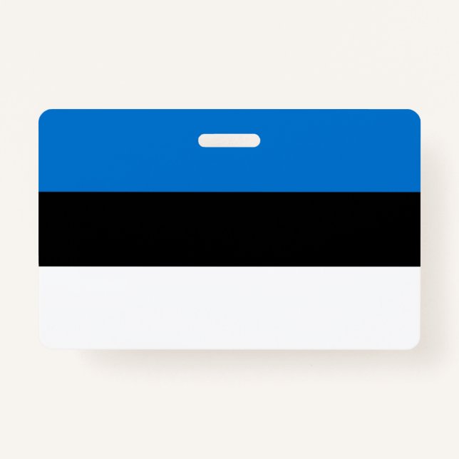 Estonia flag ID badge (Front)