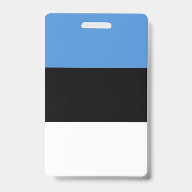 Estonia Flag ID Badge (Front)