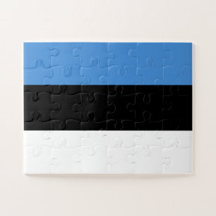 Estonia Flag Jigsaw Puzzle