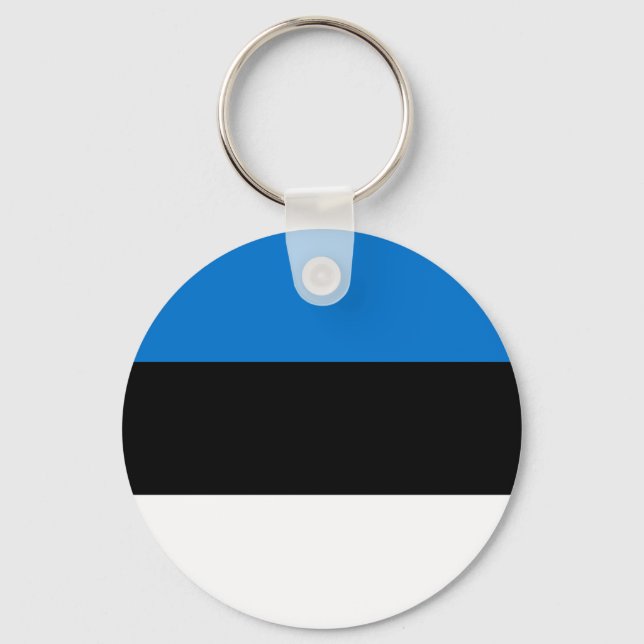 Estonia Flag Key Ring (Front)