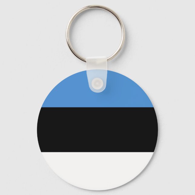 Estonia Flag Key Ring (Front)