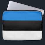 Estonia flag laptop sleeve<br><div class="desc">An ideal gift for all those who are patriotic of their country!</div>