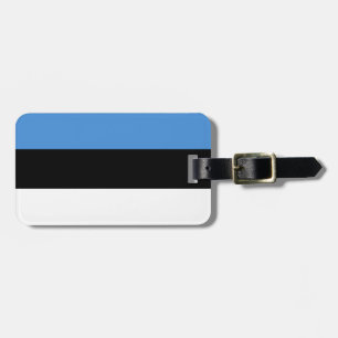 Estonia Flag Luggage Tag