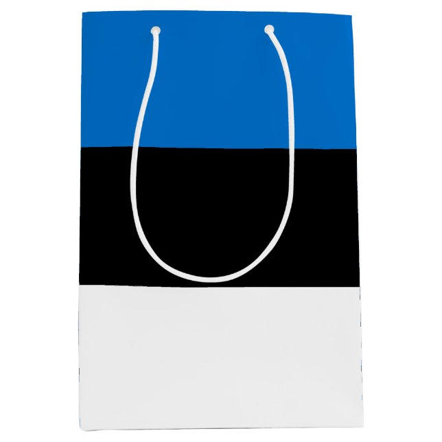 Estonia flag medium gift bag (Front)