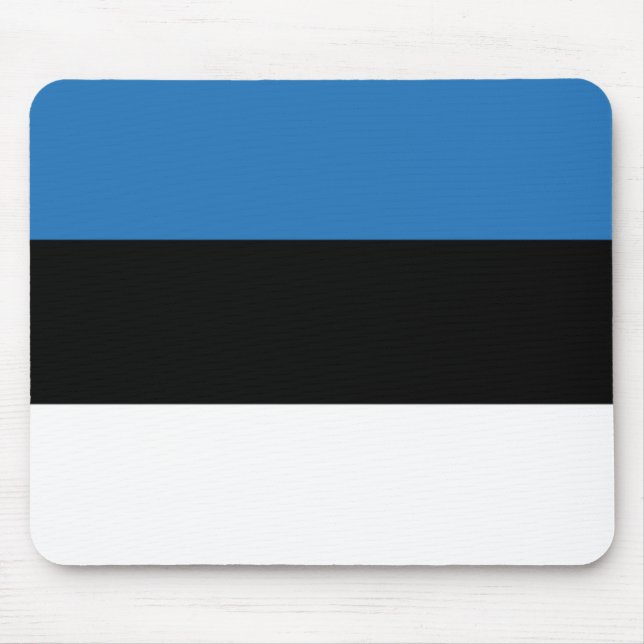 Estonia Flag Mouse Pad (Front)