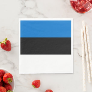 Estonia flag napkin