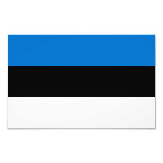 Estonia Flag Photo Print (Front)