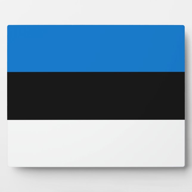 Estonia Flag Plaque (Front)