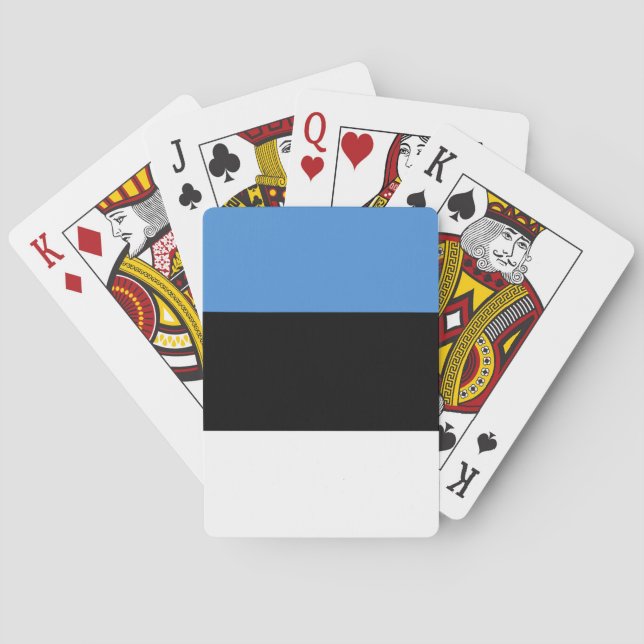 Estonia Flag Playing Cards (Back)