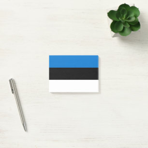 Estonia flag post-it notes