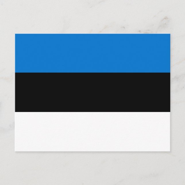 Estonia Flag Postcard (Front)
