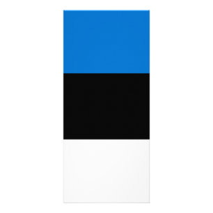 Estonia flag rack card