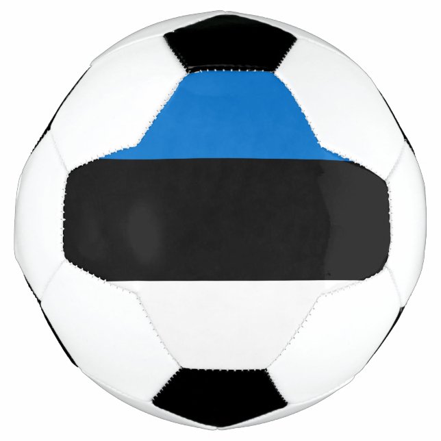 Estonia flag soccer ball (Front)