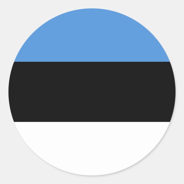 Estonia Flag Sticker (Front)