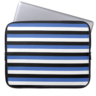 estonia flag stripes country symbol pattern lines laptop sleeve