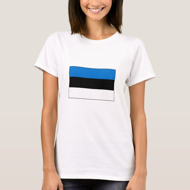 Estonia Flag T-Shirt (Front)
