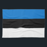 Estonia Flag Tea Towel<br><div class="desc">Patriotic flag of Estonia.</div>