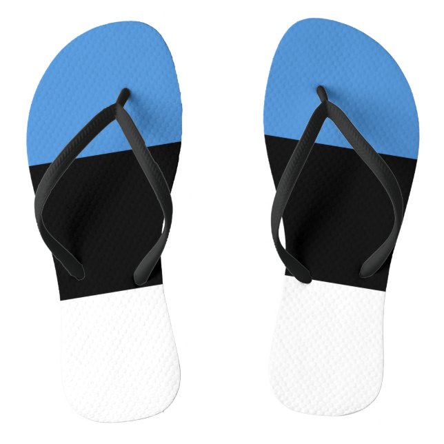 Estonia Flag Thongs (Footbed)