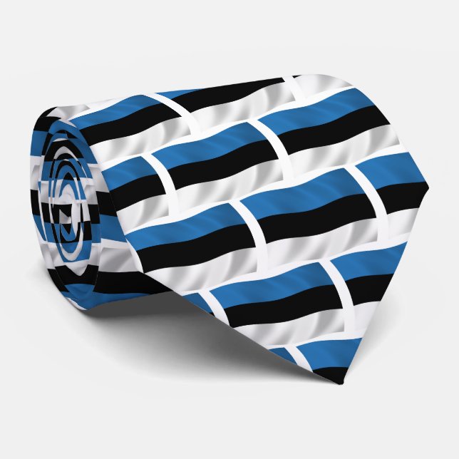 Estonia Flag Tie (Rolled)