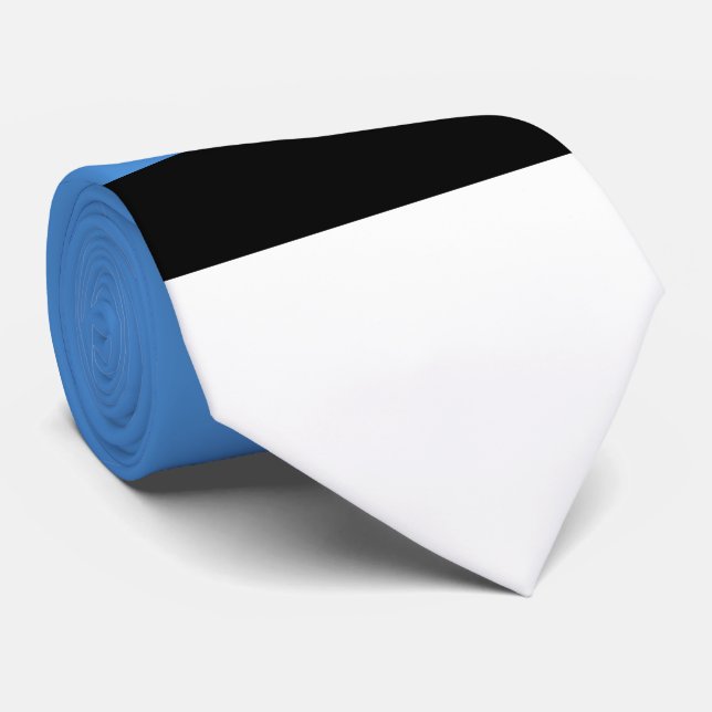 Estonia Flag Tie (Rolled)