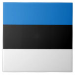 Estonia Flag Tile<br><div class="desc">Celebrate Estonia’s heritage and cultural pride with this beautifully crafted tile featuring the flag of Estonia! This striking tile proudly showcases the iconic blue, black, and white tricolor, symbolising Estonia’s enduring spirit, freedom, and identity. Whether used as a decorative accent, a meaningful keepsake, or a functional element in your home...</div>