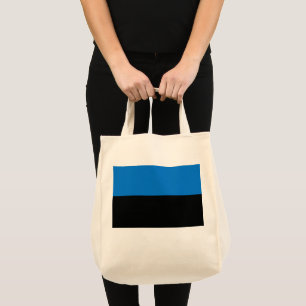 Estonia flag tote bag