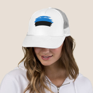 Estonia flag trucker hat