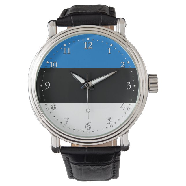 Estonia Flag Watch (Front)