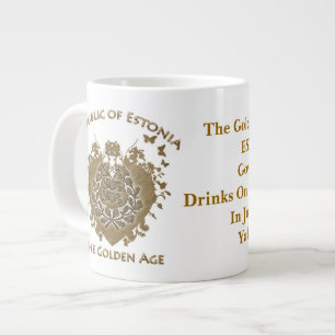 Estonia Government Corruption Jumbo Mug! Large Coffee Mug