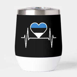 Estonia Heartbeat Estonia Flag