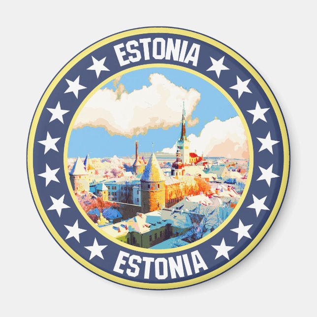 Estonia                                            magnet (Front)