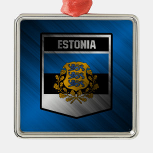 Estonia Metal Ornament