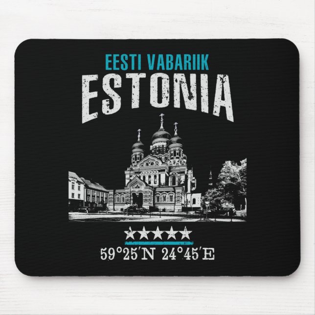 Estonia Mouse Pad (Front)