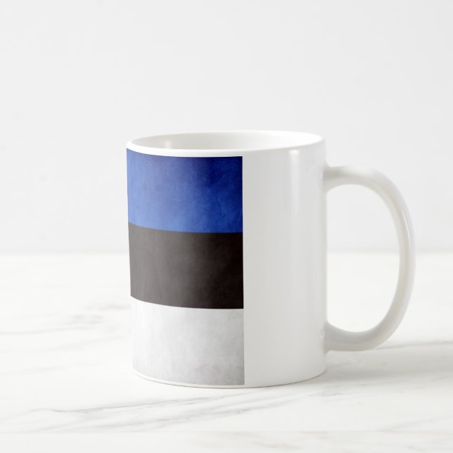 Estonia National Flag Coffee Mug (Right)