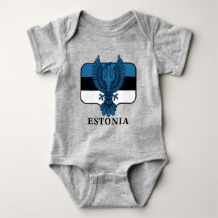 Estonia Northern Europe Baby Bodysuit