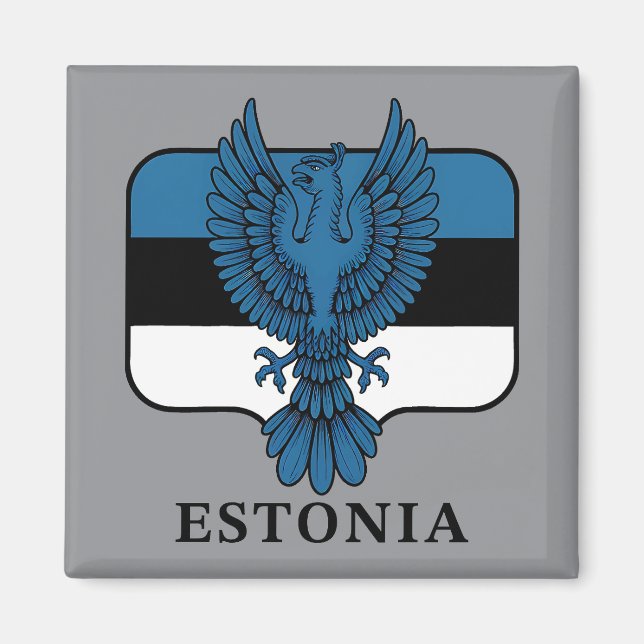Estonia Northern Europe Magnet (Front)