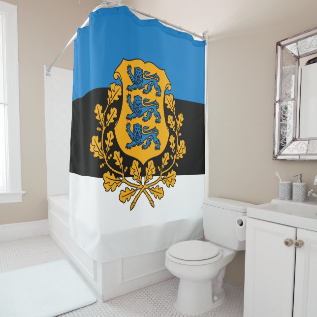 Estonia Shower Curtain (In Situ)