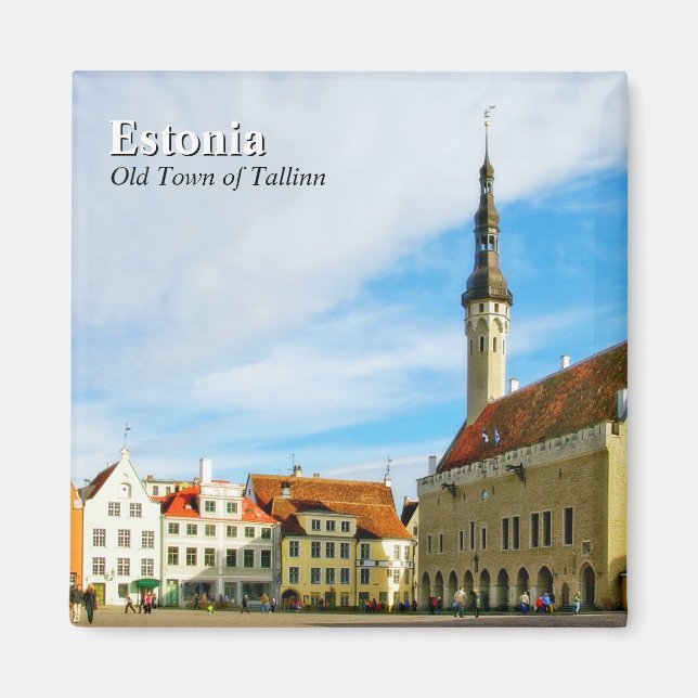 Estonia Tallinn UNESCO World Heritage Magnet (Front)