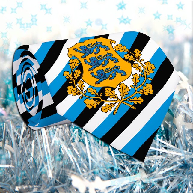 Estonia Ties, fashion Estonian Flag business Tie (Creator Uploaded)