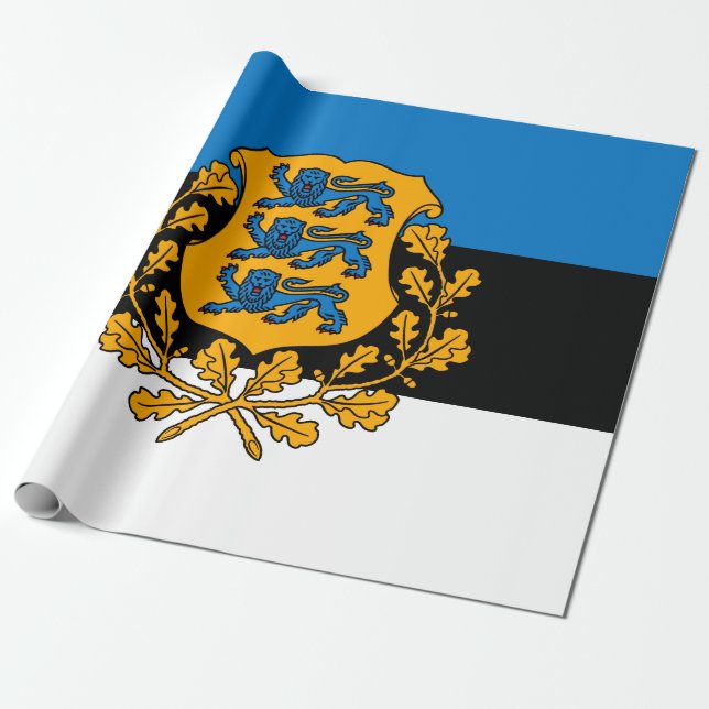 Estonia Wrapping Paper (Unrolled)