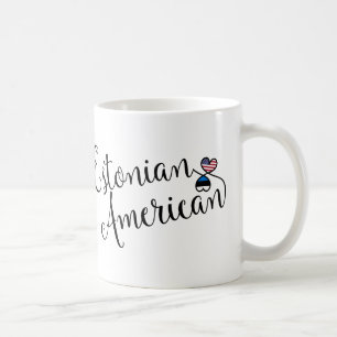 Estonian American Entwined Hearts Mug