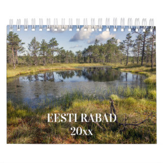 Estonian Bogs Calendar Eesti Rabad