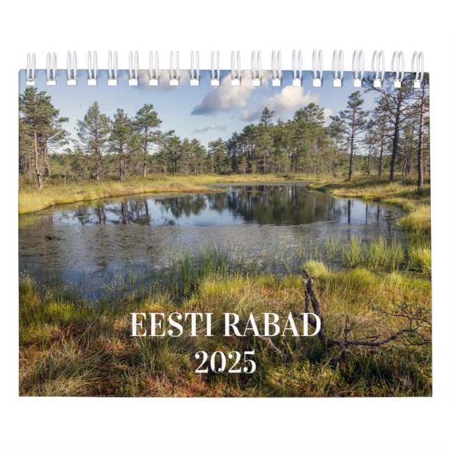 Estonian Bogs Calendar Eesti Rabad 2025 (Cover)