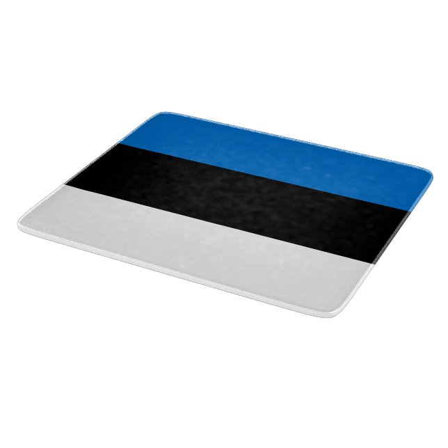 Estonian Flag Cutting Board (Corner)