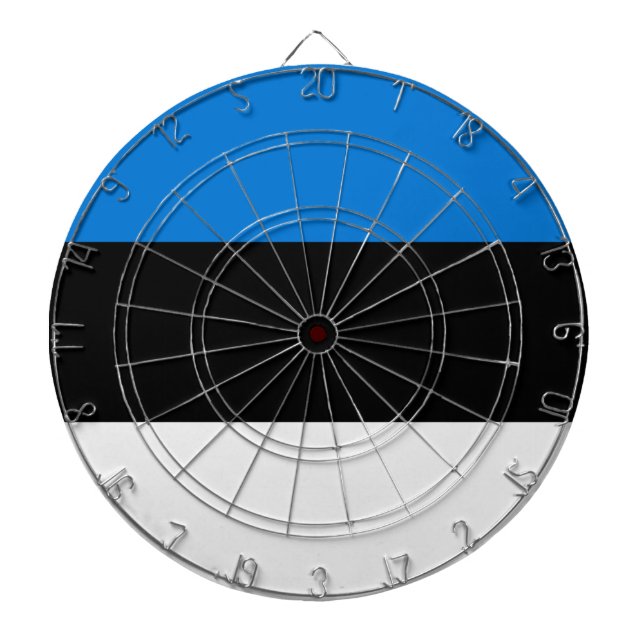 Estonian Flag Dartboard (Front)