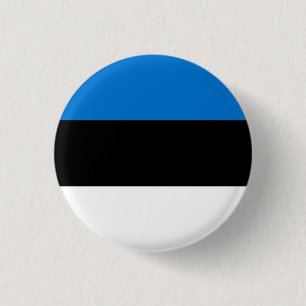 Estonian Flag, Flag of Estonia 3 Cm Round Badge