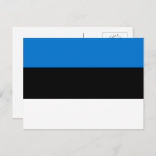 Estonian Flag, Flag of Estonia Postcard