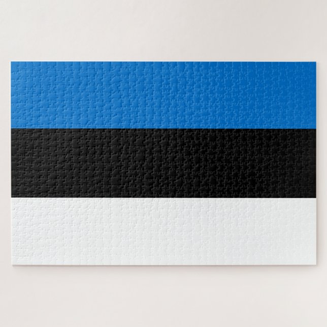 Estonian Flag Jigsaw Puzzle (Horizontal)